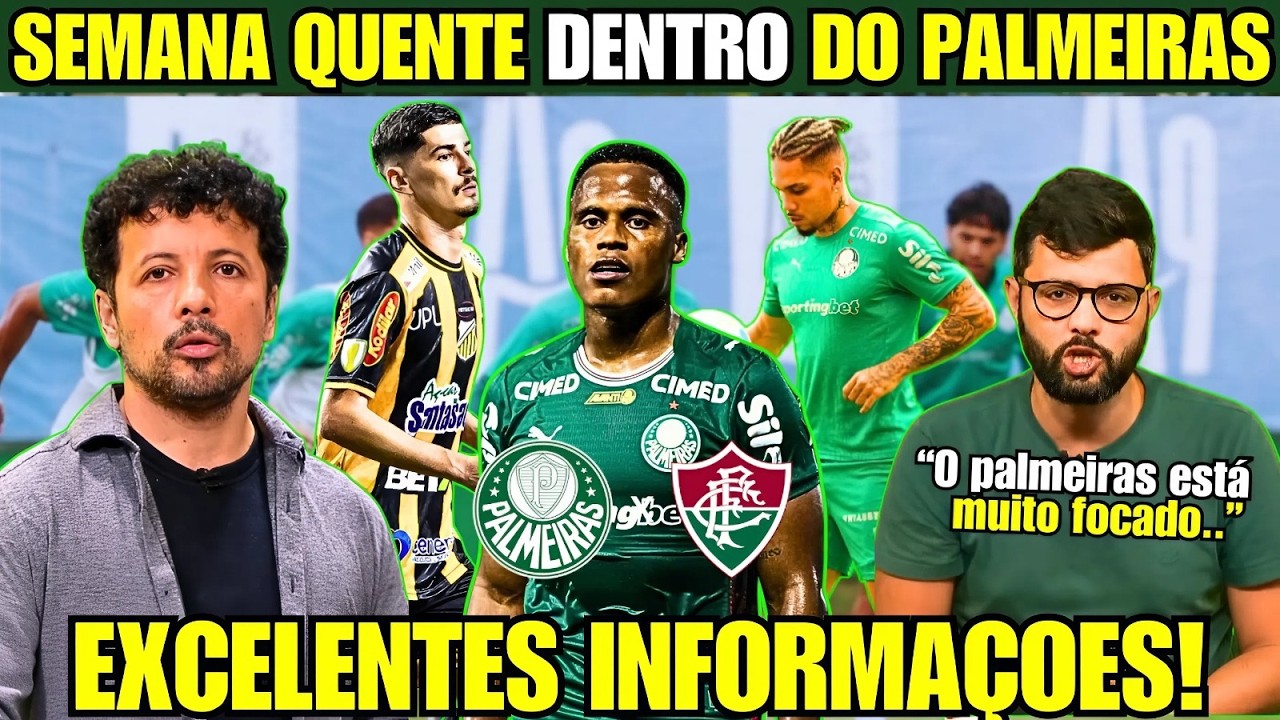 SAIU AGORA! ESPN E UOL ATUALIZAM O VERDÃO COM FOCO TOTAL NO FLUMINENSE E SAÍDA DE JOGADOR DO SUB-20