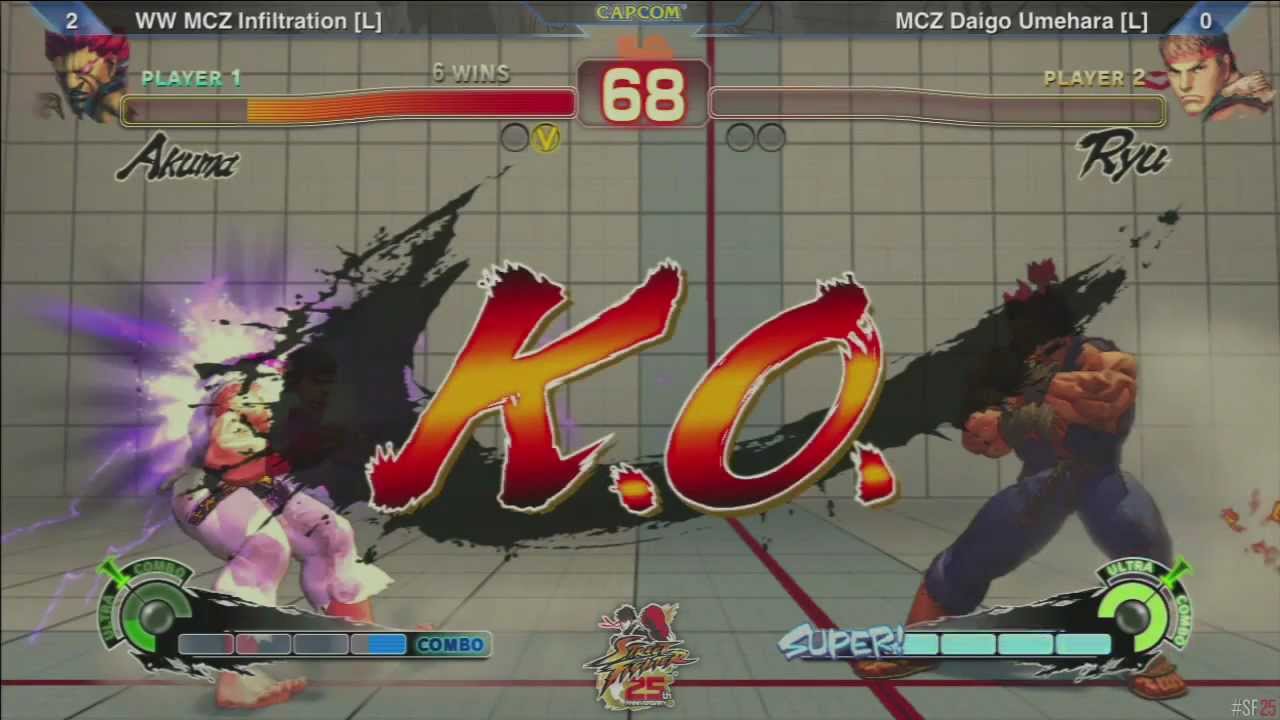 SSF4: WW MCZ Infiltration vs MCZ Daigo Umehara - SF25th Grand Finals