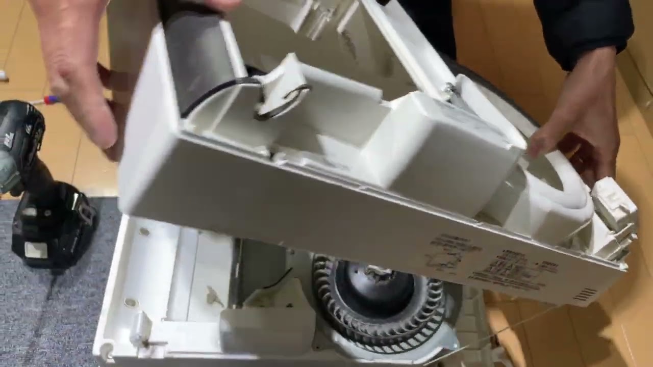 ロスナイ換気扇（セフィーネ）分解、クリーニング方法