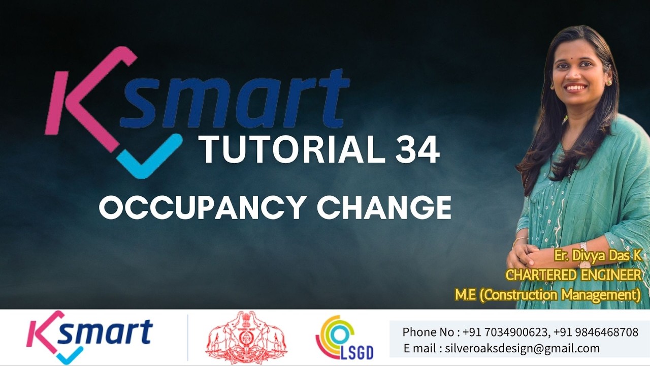 OCCUPANCY CHANGE IN KSMART| Ksmart tutorial Malayalam| #Ksmart