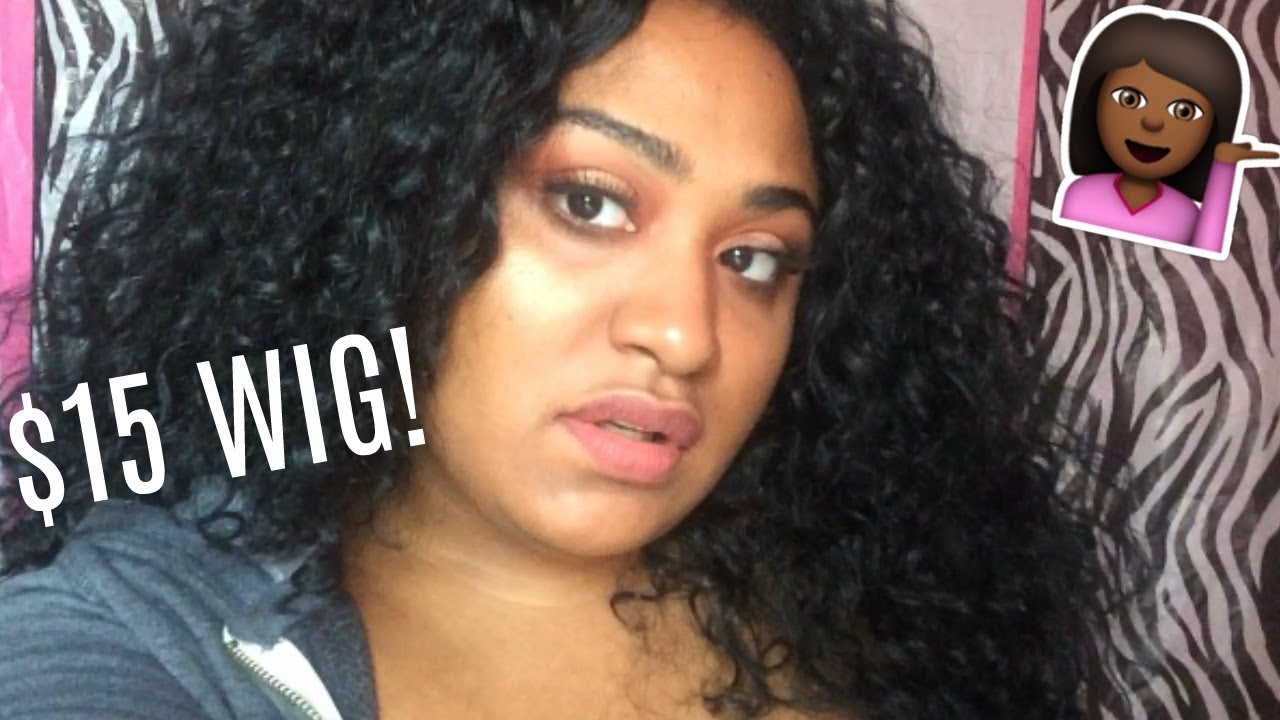 AFFORDABLE CURLY WIG | Penny Half-Wig w/ No Leave Out