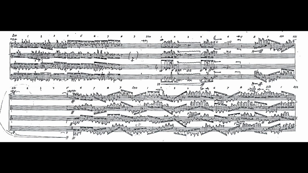 Iannis Xenakis - Tetras (w/ score) (1983)
