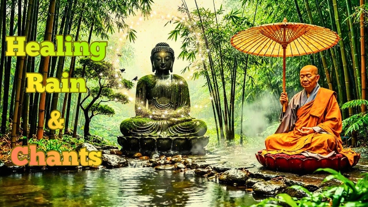 3 Hours of Bamboo Rain Meditation &ndash; Buddha, Monk & Temple Chanting