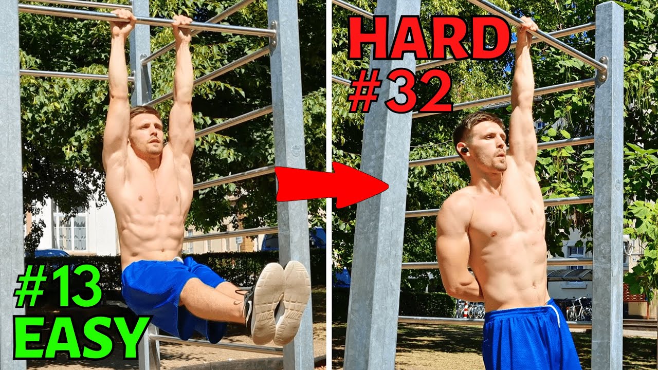 50 Exercises On A Pull Up Bar | Ranked From Easy To Extreme
