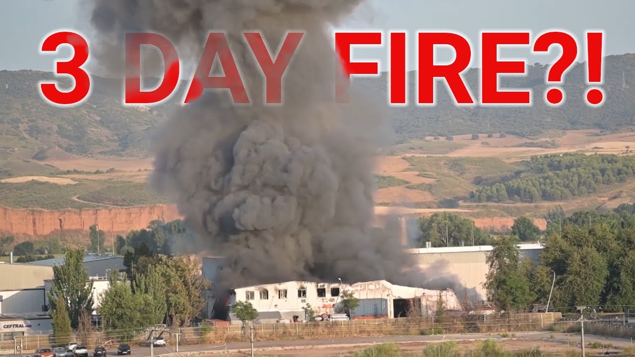 Massive Lithium-ion Battery Fire in Spain