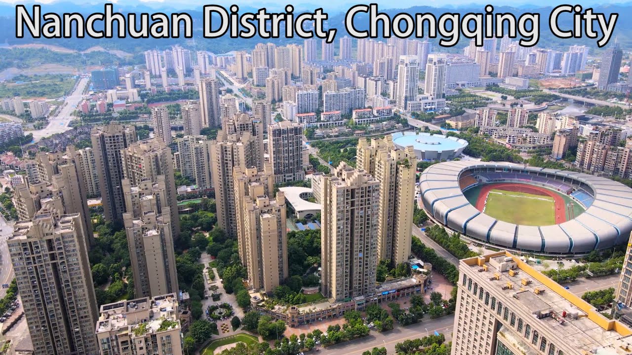 Aerial China:Nanchuan District, Chongqing City重慶市南川區