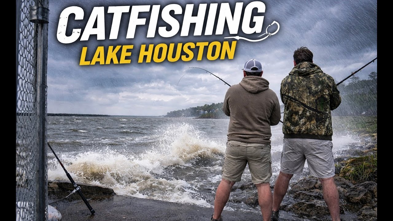 Fishing lake Houston for catfish