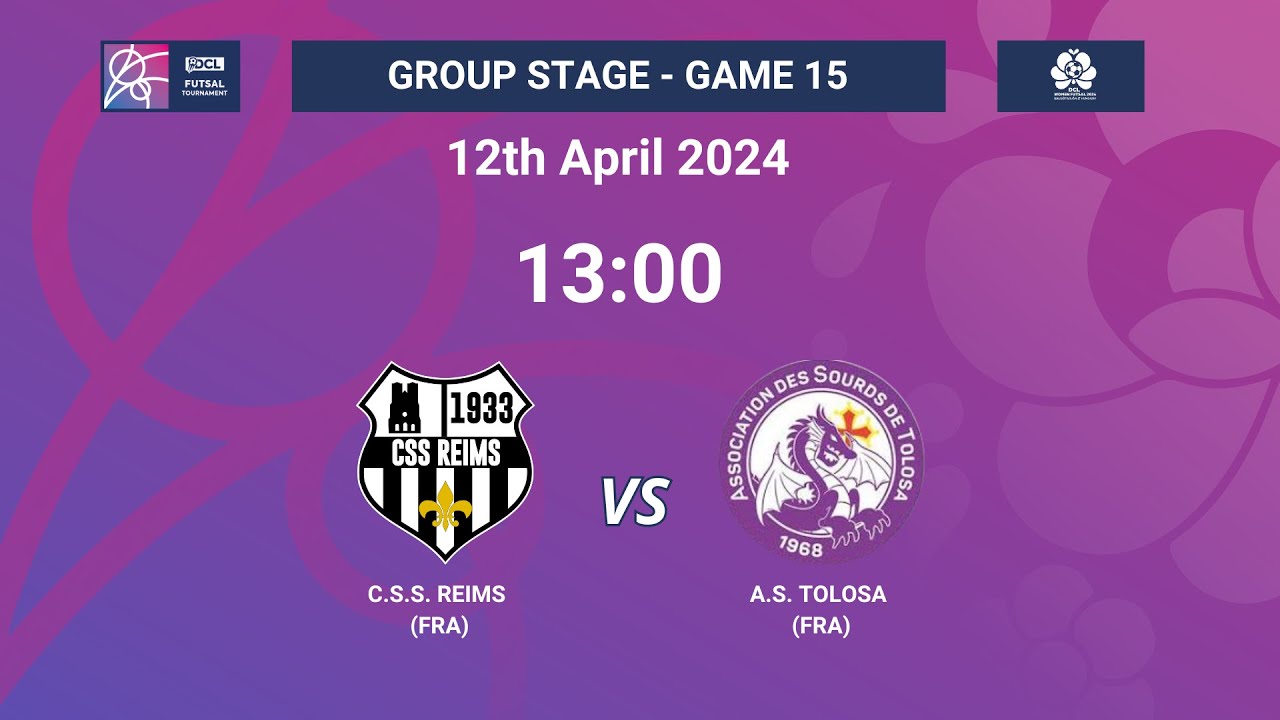 Futsal 2024 | Women | GROUP STAGE | GAME 15 | C.S.S. REIMS vs A.S. TOLOSA