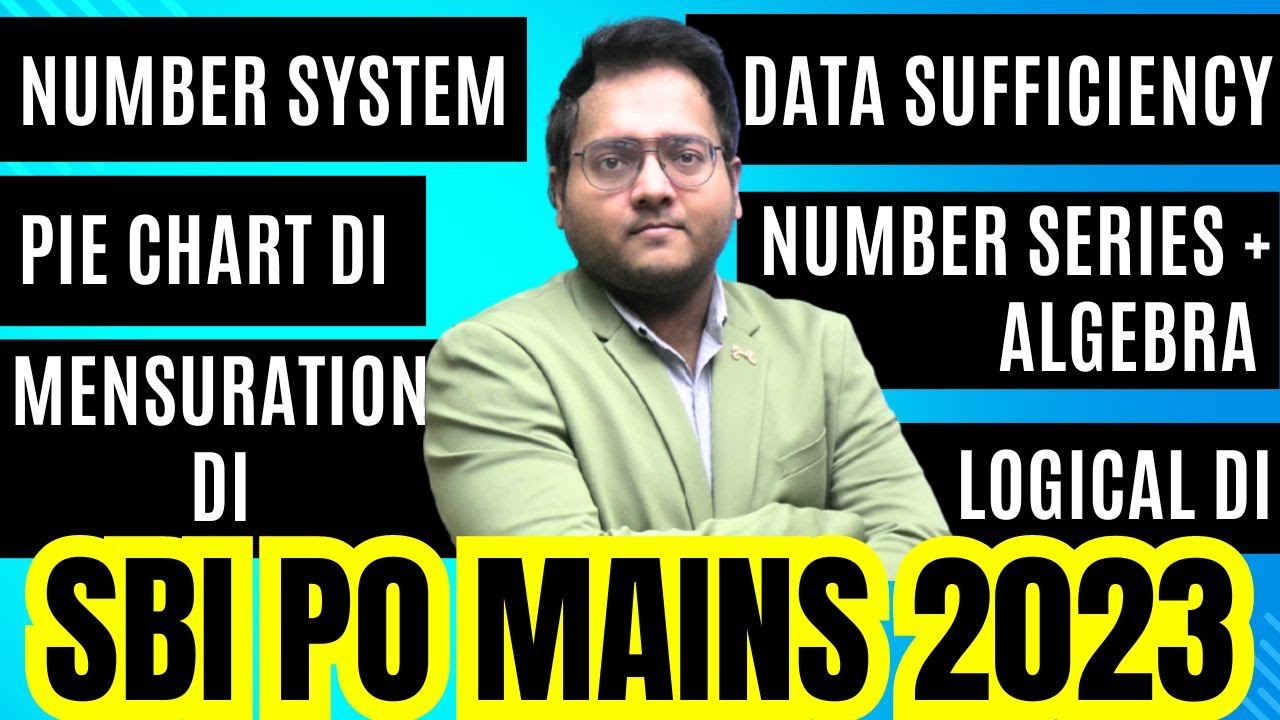 SBI PO Mains 2023 Quant  | SBI PO Mains Level DI | SBI PO Mains Level Arithmetic | Harshal Sir