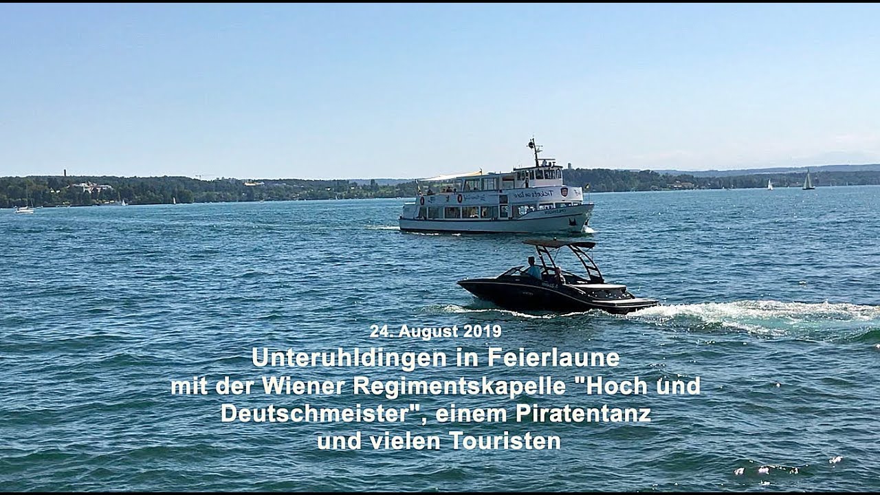 Unteruhldingen in Feierlaune am 24.8.2019. Ein Video von Joachim Rex