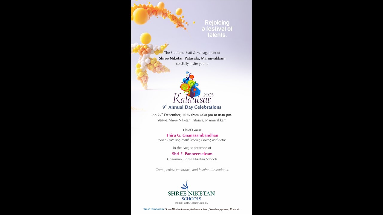 Kalautsav 2025 | 9th Annual Day Celebrations | LIVE