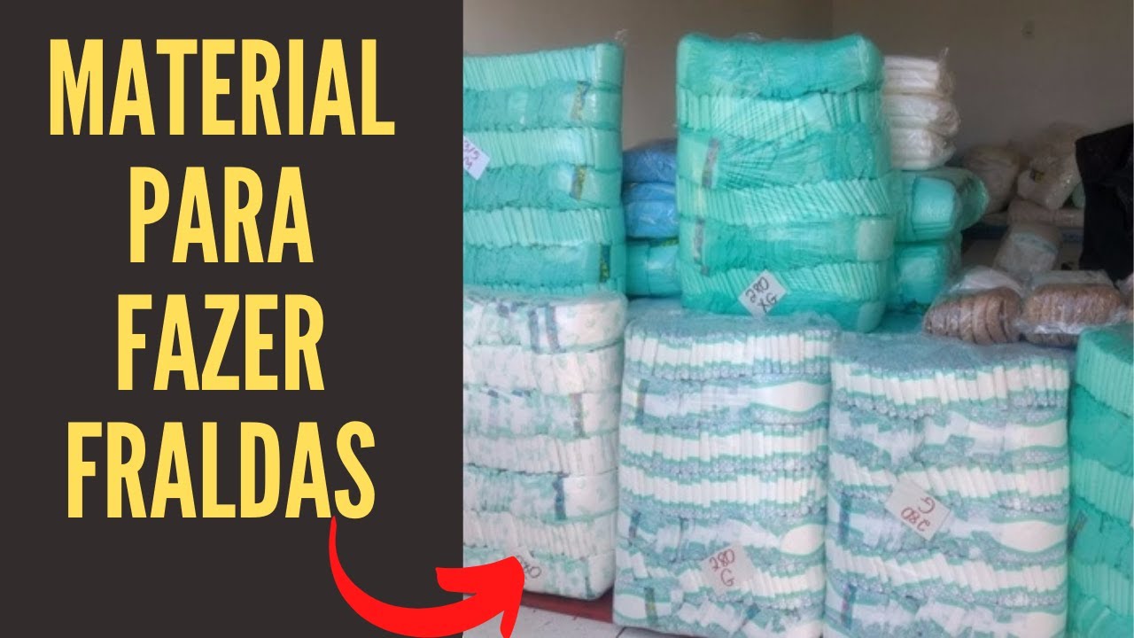 Matéria prima para fraldas descartáveis: 4 Fornecedores