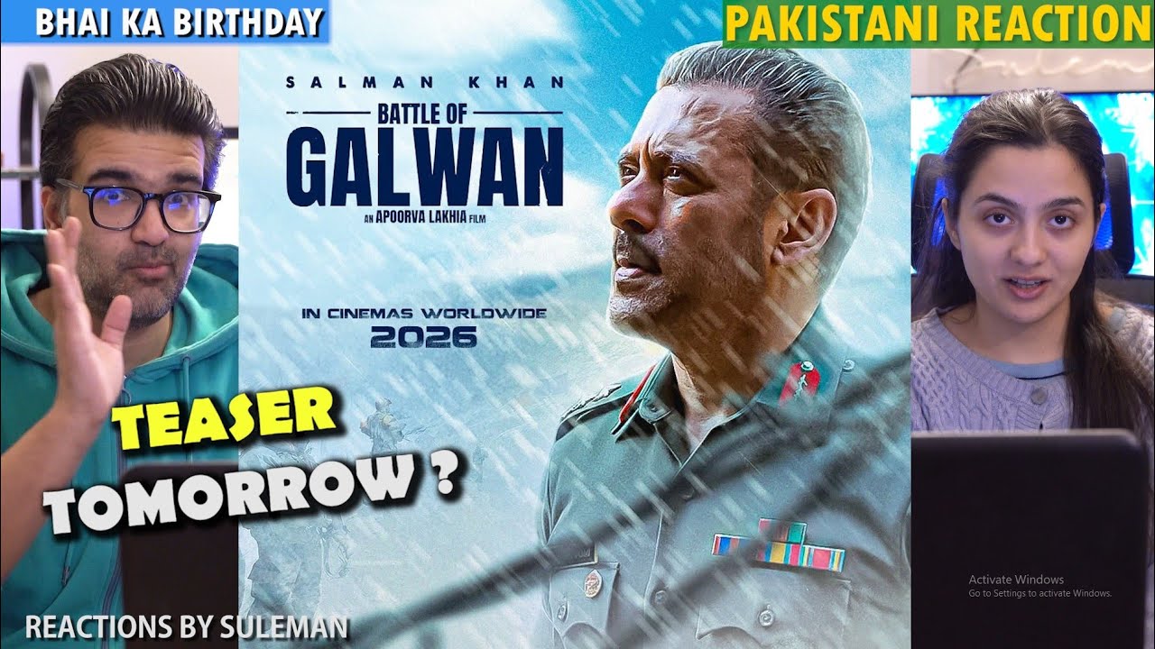 Pakistani Couple Reacts To Battle Of Galwan Teaser Coming Tomorrow On Salman Khan's 60th Birthday 