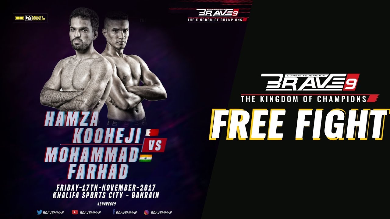 BRAVE CF 9 FREE FIGHT: HAMZA KOOHEJI VS MOHAMMAD FARHAD