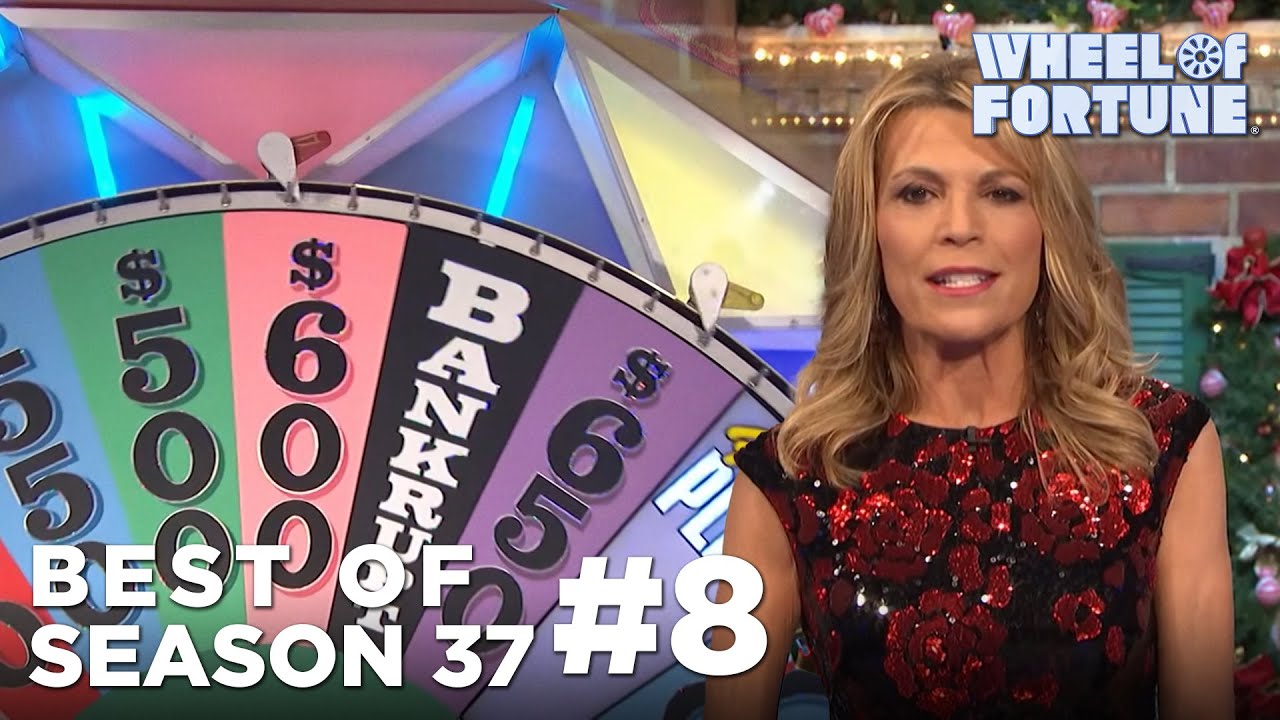 Best Of Season 37: Top Moment #8 | Vanna Gives Wheel 