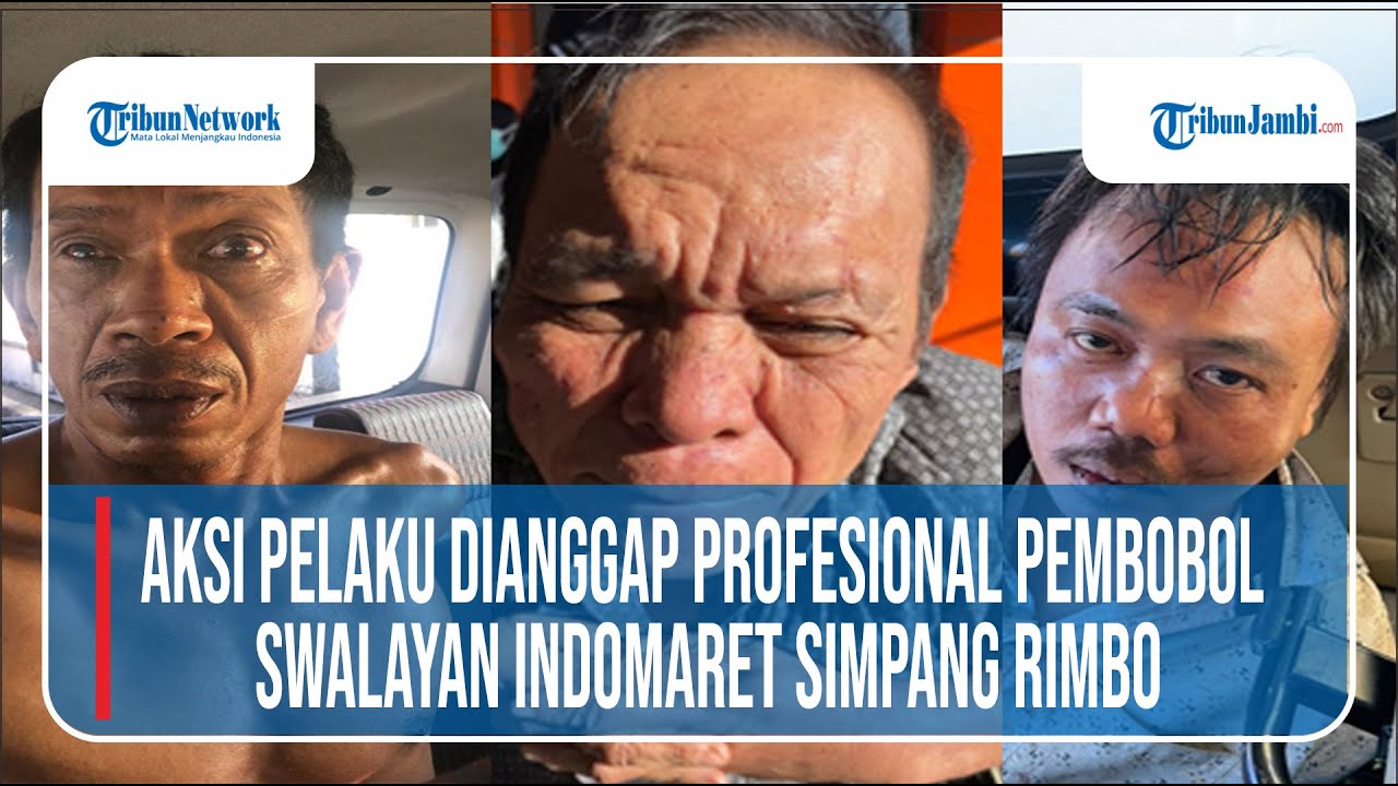 AKSI PELAKU DIANGGAP PROFESIONAL PEMBOBOL SWALAYAN INDOMARET SIMPANG RIMBO