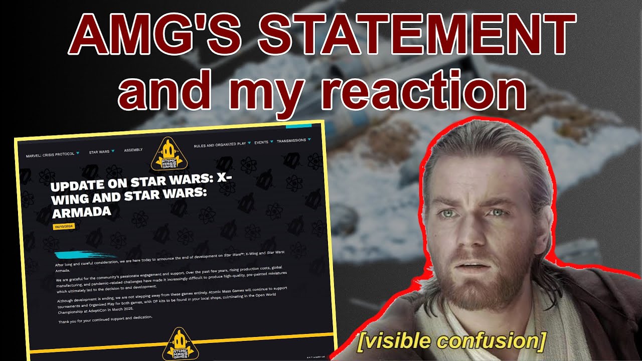 OFFICIAL X-wing Development has ended  -  My take on AMG and this whole mess