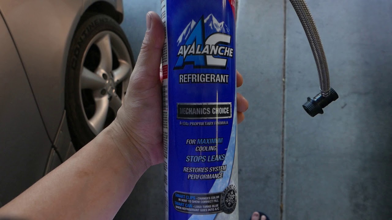 2006 Mercedes C230: How to  A/C Refill with AC Pro Freon r134