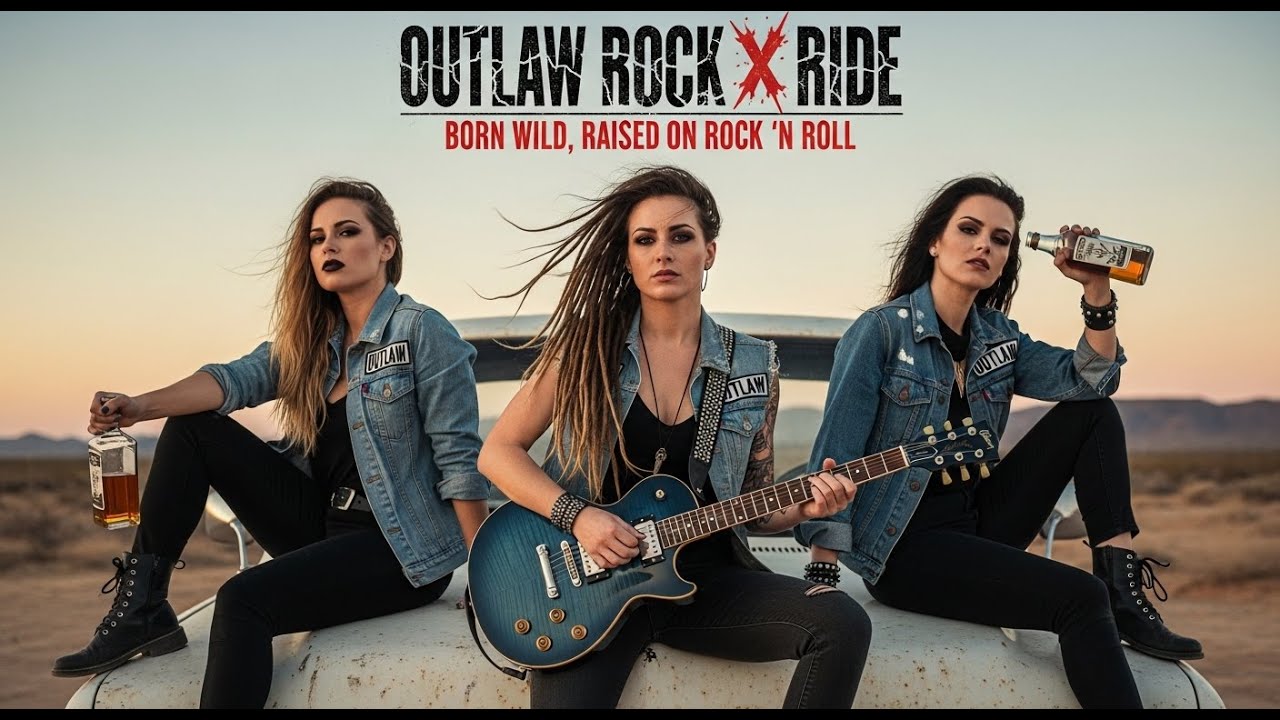 Best Music Outlaw Rock X Ride 🎸 Born Wild, Raised on Rock ’n Roll