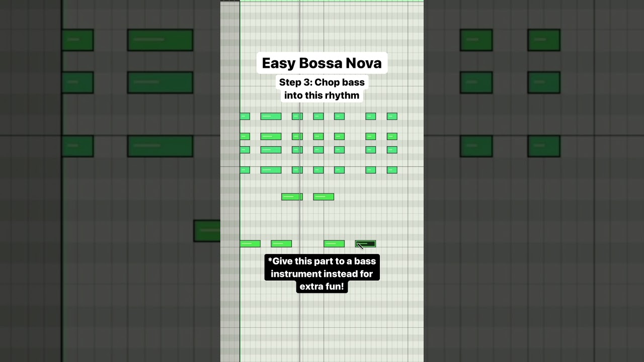 Easy bossa nova groove tip