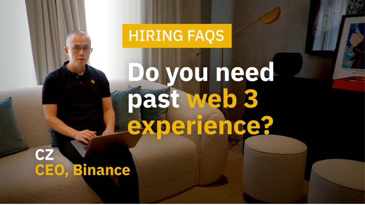 CZ Advises How to Make a Career Move Into Web3 With Binance