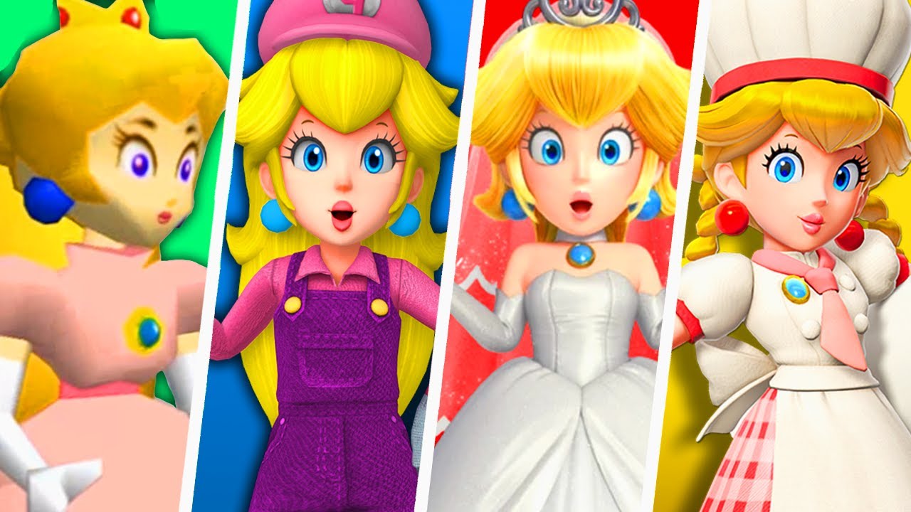 Evolution of Princess Peach's Voice in Mario Games (1996 - 2024)