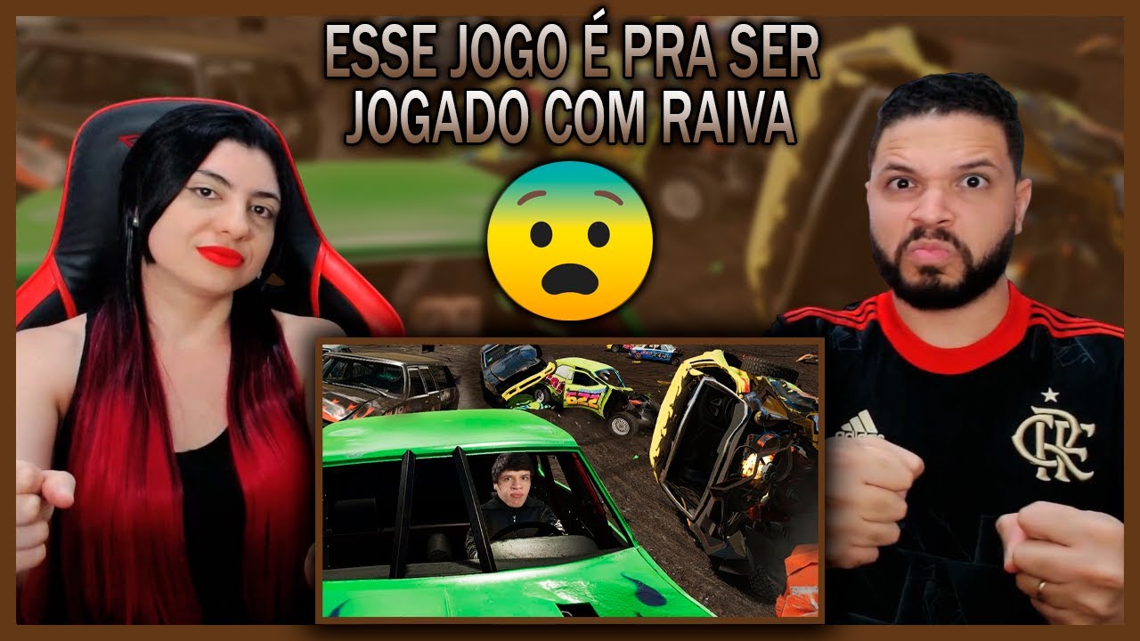 SÓ BATIDA INSANA! - Wreckfest | Games EduUu (REACT)