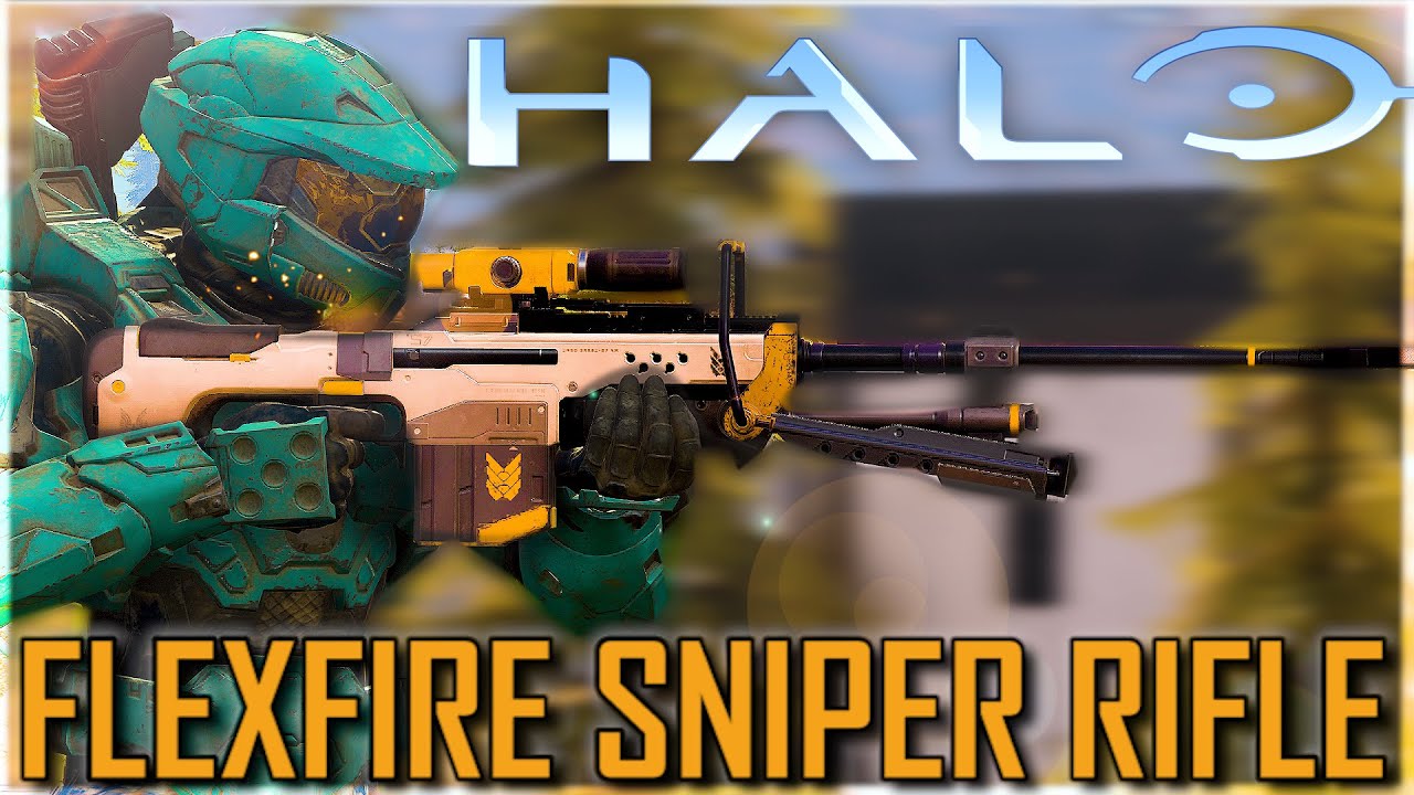 Halo Infinite Weapon Showcase - Flexfire Sniper Rifle