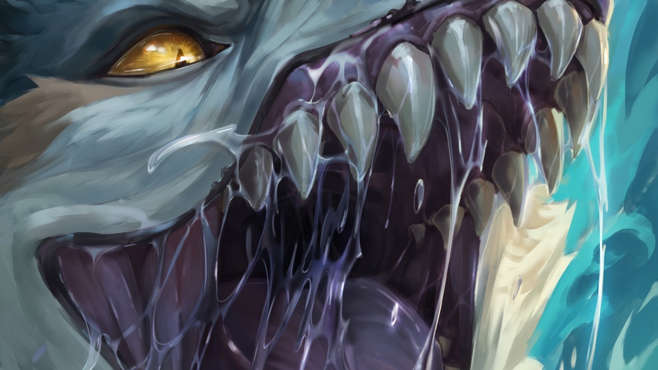 Saliva painting process - Mawshot vore