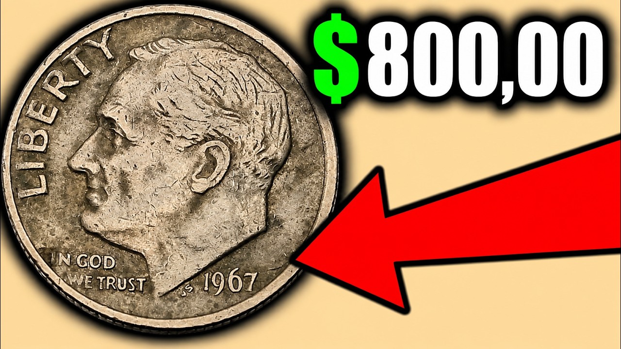 This 1967 Dime Could Be Worth $80,000! 🔥 Rare No Mint Mark Secrets
