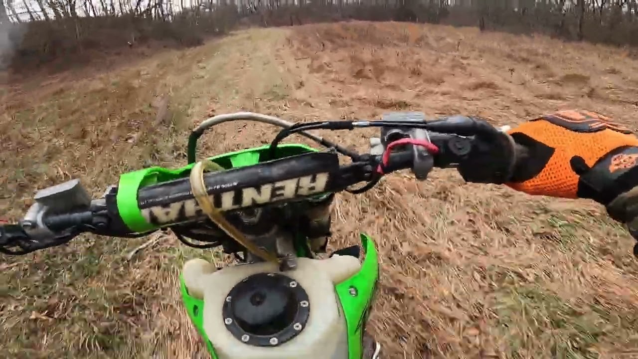 Riding my Kx 450 for the first time (part 1)