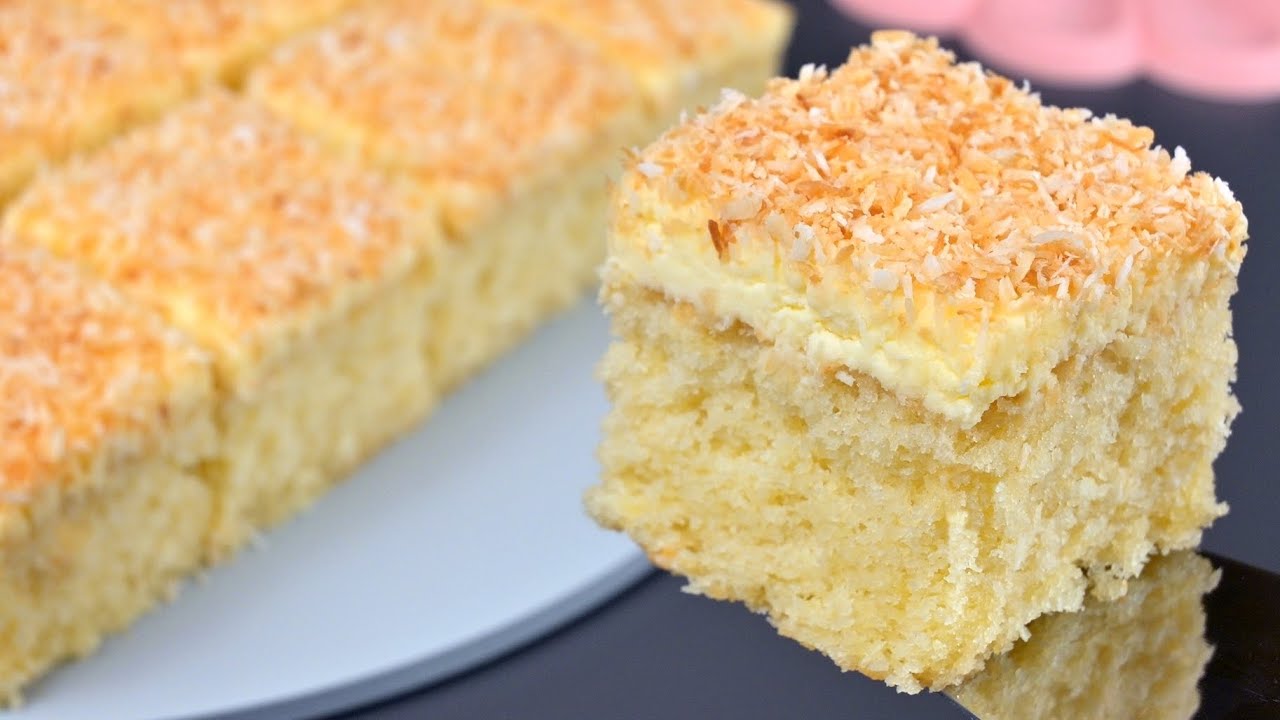 Make This COCONUT CAKE in 10 Minutes! ✨ Fluffy, Moist, Delicious