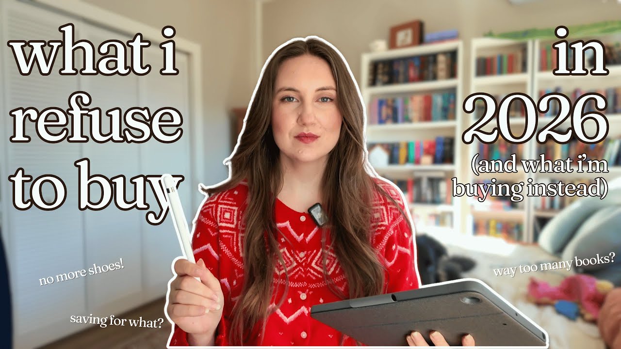 8 things i'm not buying in 2026 | budgeting & intentional spending goals