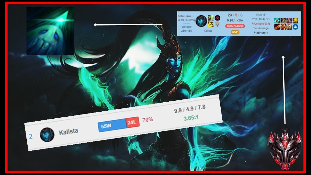 KALISTA BEFORE SEASON 11 AND CORE ITEM CHANGE FOR HER - 25 KILLS GAMEPLAY + 10.25B CHANGE!