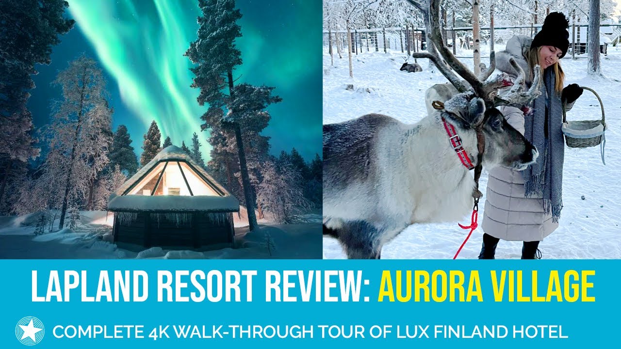 [FULL WALKTHROUGH] Review of Aurora Village Resort, Ivalo, Lapland, Finland in Winter (Hotel Review)