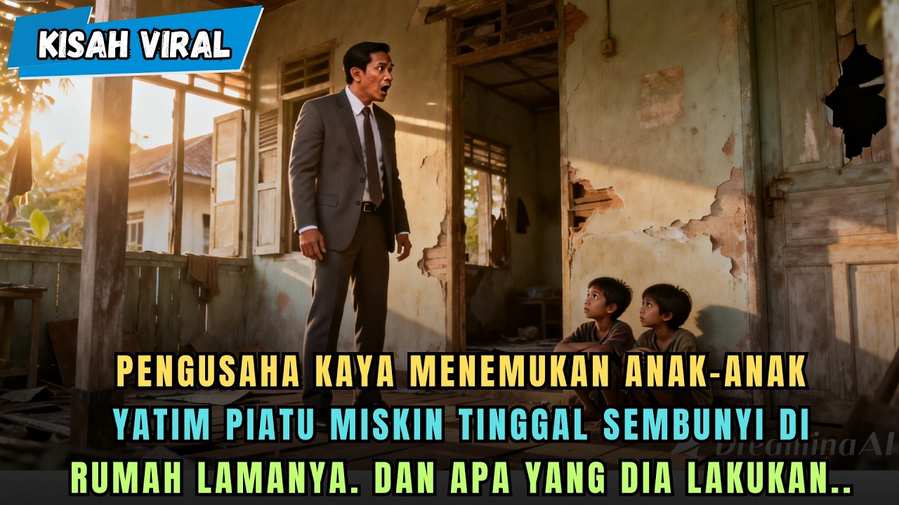 PENGUSAHA KAYA MENEMUKAN ANAK-ANAK YATIM TINGGAL SEMBUNYI DI RUMAH LAMANYA. DAN APA YANG TERJADI..