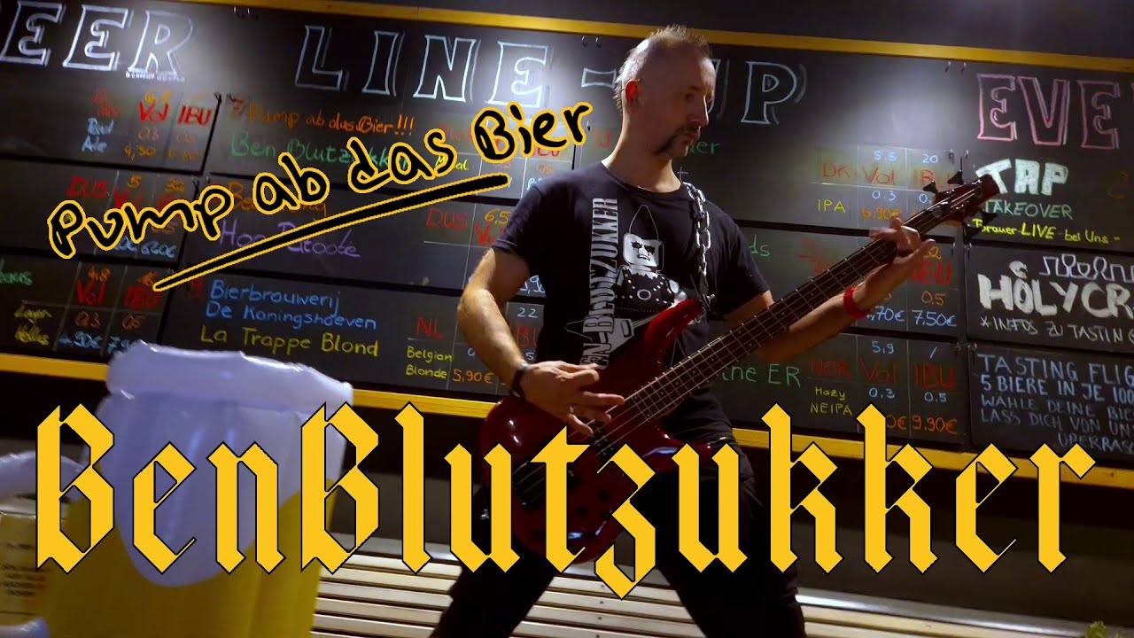 Ben Blutzukker - Pump ab das Bier (erstes Realfilm Musik-Video!)