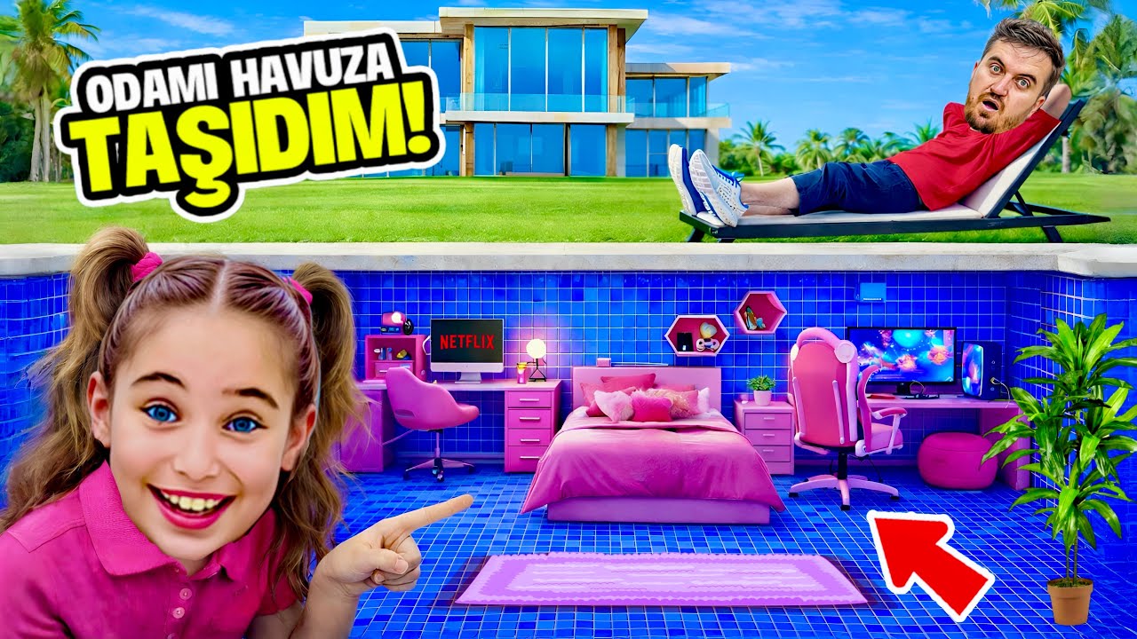 ELİF SİNEM EVİ TERK ETTİ ‼️ BAKIN HAVUZA TAŞINDI !! 