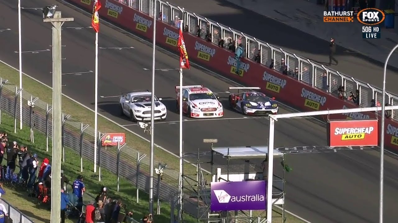 2018 Bathurst 1000 - Speed Comparison - Ford Mustang GT4 vs Ford FGX Falcon Supercar vs Ford GT GTE