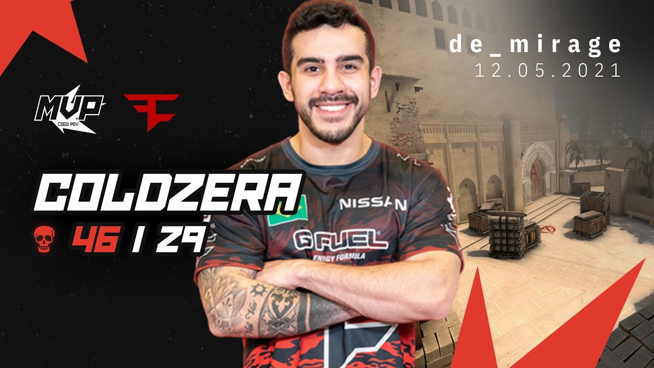 MVP CSGO POV: FaZe coldzera (46/29) vs G2 (de_mirage) @ Flashpoint 3