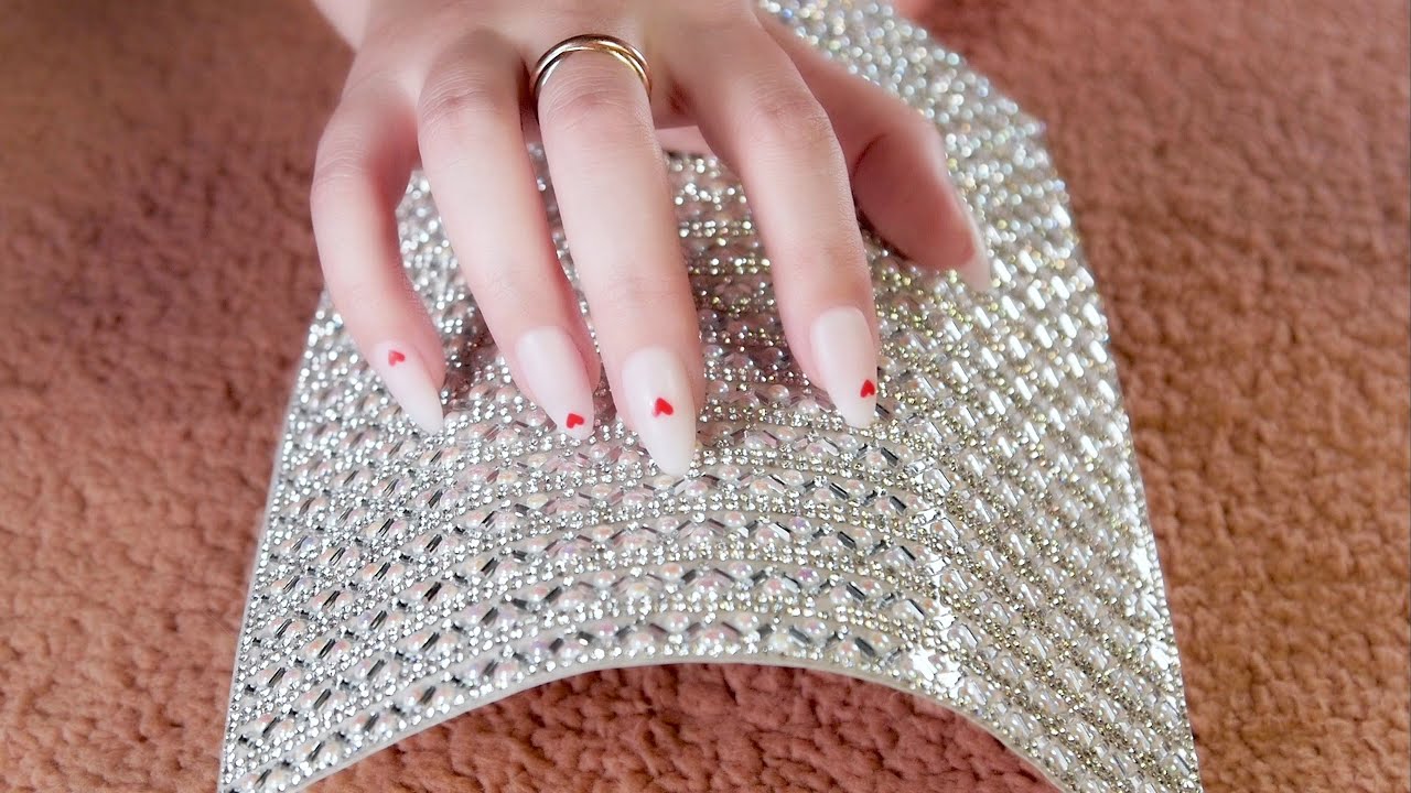 🎧ASMR Good Old Sound/Trigger Assortment/NO TALKING/tap & scratch,cork,wood,rhinestone,plastic, etc..