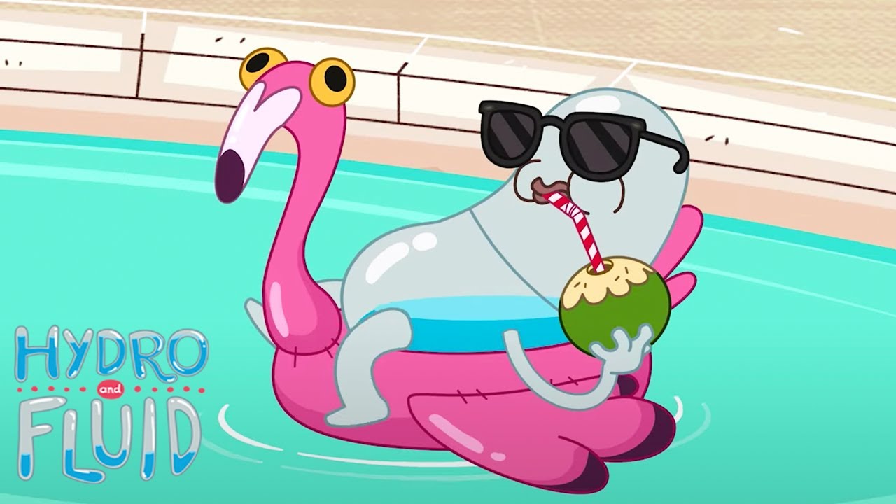 Blue Liquid | HYDRO and FLUID | Funny Cartoons for Children