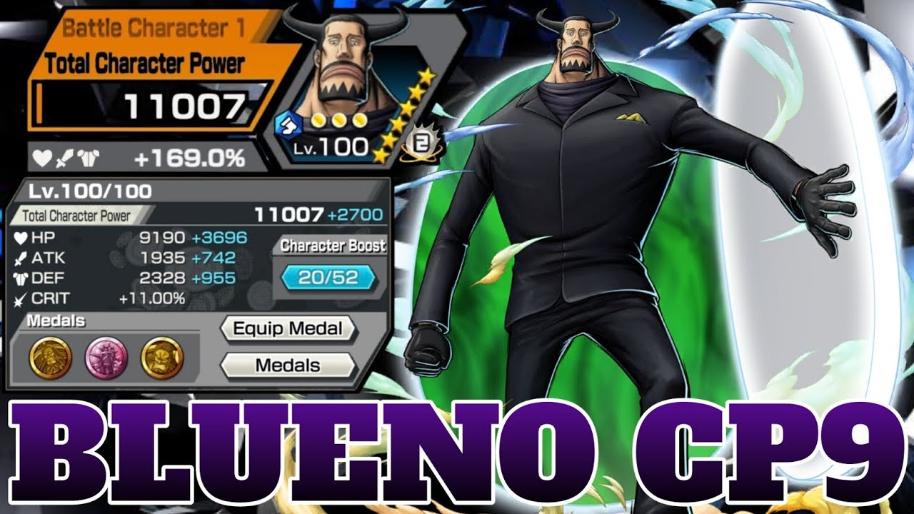 BLUENO CP9 GAMEPLAY | ONE PIECE BOUNTY RUSH | OPBR