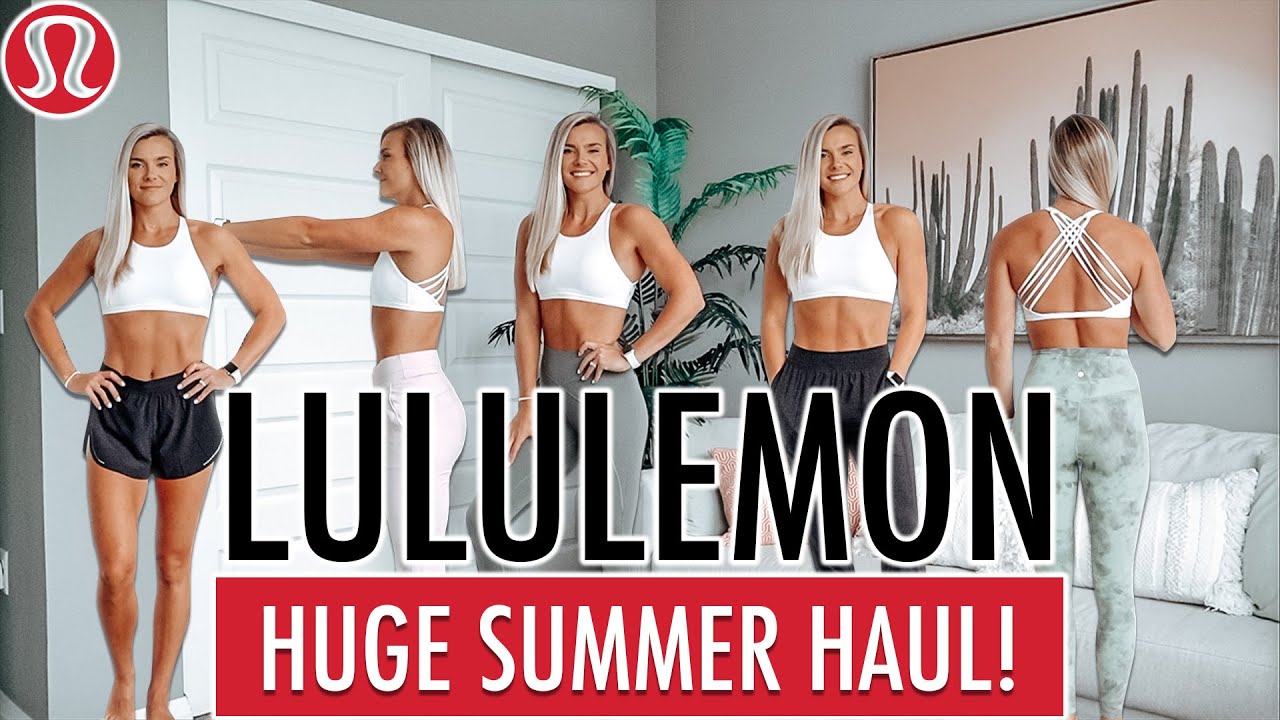 HUGE LULULEMON SUMMER HAUL!