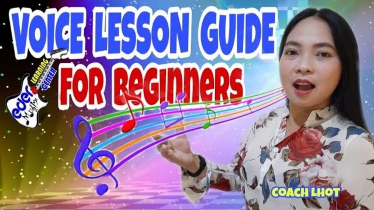 VOICE LESSON GUIDE FOR BEGINNERS/GABAY SA PAGKANTA (ENGLISH/TAGALOG)/EDER MUSIC