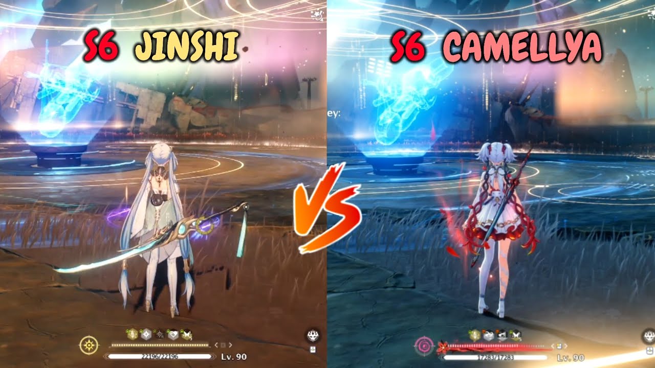 S6 Camellya Vs S6 Jinshi DMG Comparison - Who's Better DPS? | Wuthering Waves 1.4
