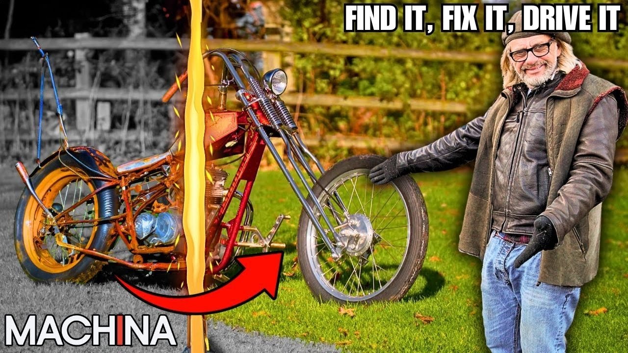 Een Amerikaanse chopper uit de jaren 70 restaureren | Uncle Bunt Motorbike | Vind hem, repareer hem, rijd ermee | Aflevering 1