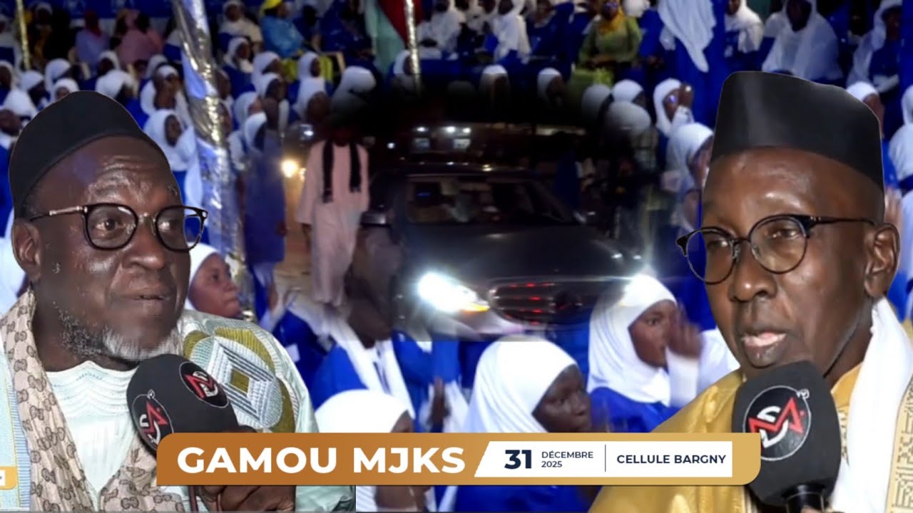 GAMOU MJKS | Édition 2025 - Arrivée & Discours Délégation Famille Cheikhal Becaye Taw