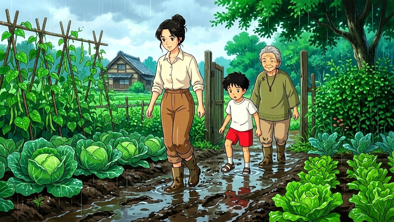 A Rainy Day, a Warm Kitchen, and Us | Ghibli style video