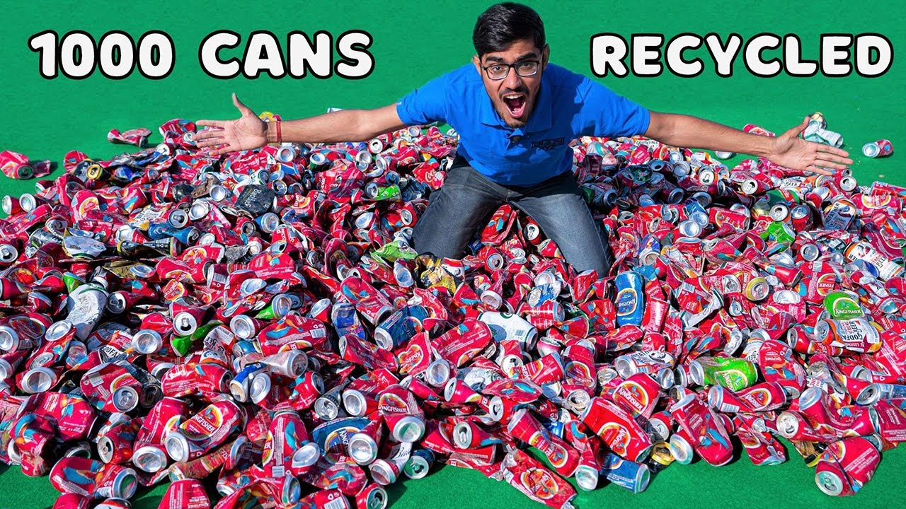 We Recycled 1000 Aluminium Cans | 1000 Can से बना डाली मज़ेदार चीज़ | Surprising Results